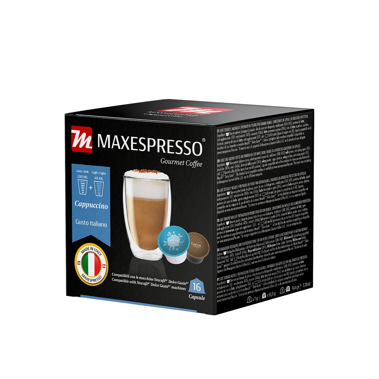 Gusto Italiano Maxespresso - Cappuccino